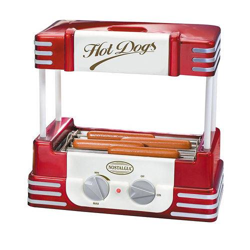 Hot Dog Roller Retrô Nostalgia 110v - Maquina de Cachorro Quente