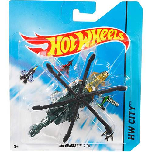 Hot Wheels Aviões Skybusters Air Grabber 2100 - Mattel