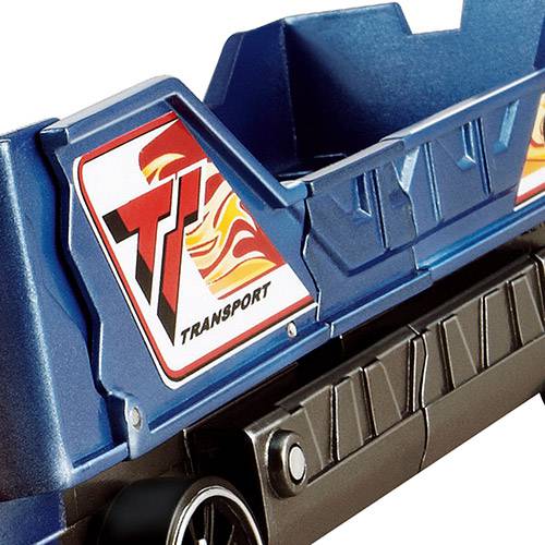 Hot Wheels Caminhão Batida com Veículo Mattel Azul e Vermelho