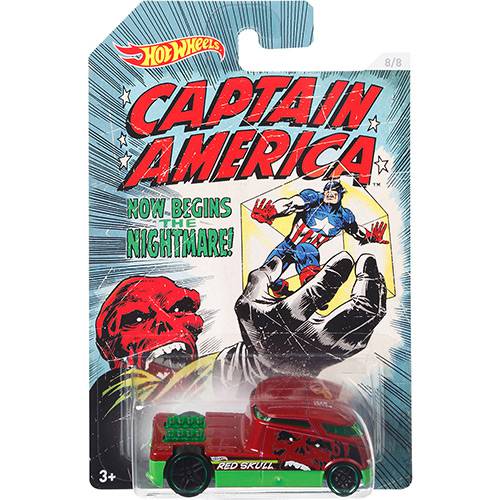 Hot Wheels Capitão América Qombee - Mattel