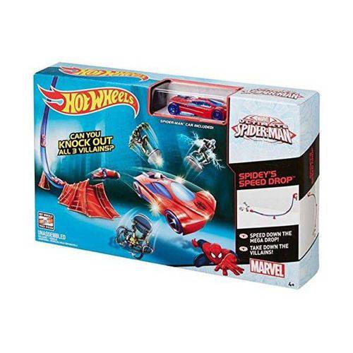 Hot Wheels Conjunto Spiderman - Mattel Dkt28