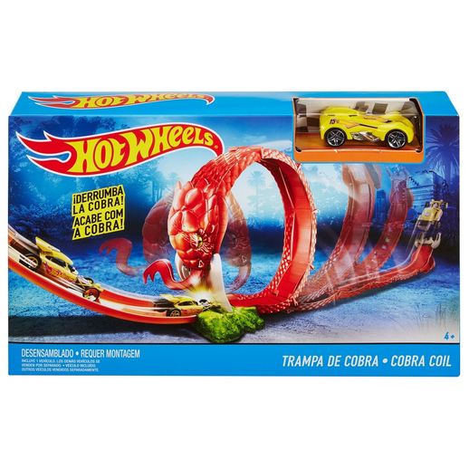 Hot Wheels Criaturas Conjunto Trampa de Cobra - Mattel