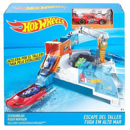 Hot Wheels Fuga em Alto Mar - X9295 - Mattel