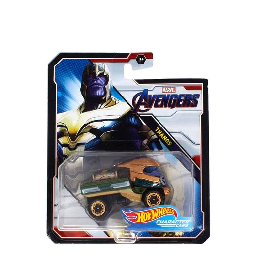 Hot Wheels Marvel Carros Avangers Thanos - Mattel
