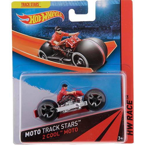 Hot Wheels Moto Track Stars 2 Cool Moto - Mattel