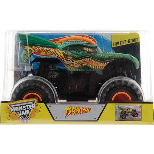 Hot Wheels Offroad Monster Jam Carros 1:24 Dragon - Mattel