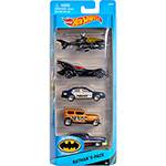 Hot Wheels Pacote 5 Carros 0186/CDT28 Batman - Mattel