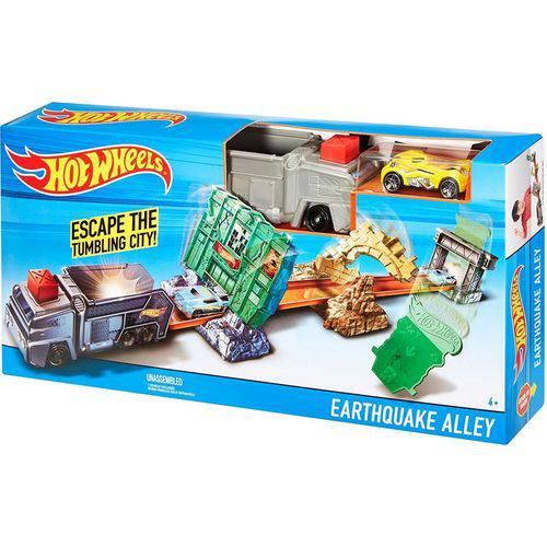 Hot Wheels - Pista Terremoto com Lançador - Dnr74 - Mattel