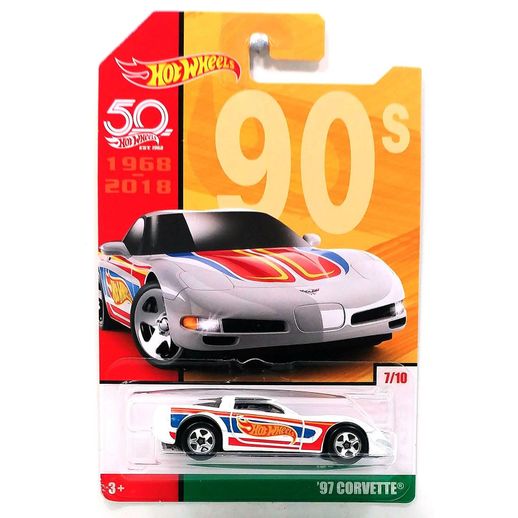 Hot Wheels Retrô Aniversário 50 Anos '97 Corvette - Mattel