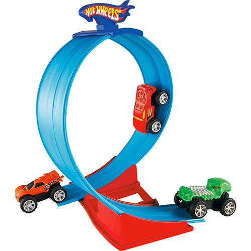 Hot Wheels Rev Ups - Pista Super Loop - Mattel