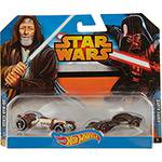 Hot Wheels Star Wars Pacote Obi Wan Kenobi e Darth Vader - Mattel