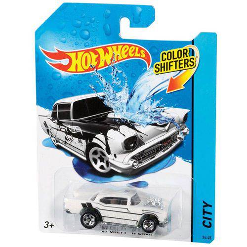 Hot Wheels Veículos Color Change - 57 Chevy Wengine - Mattel