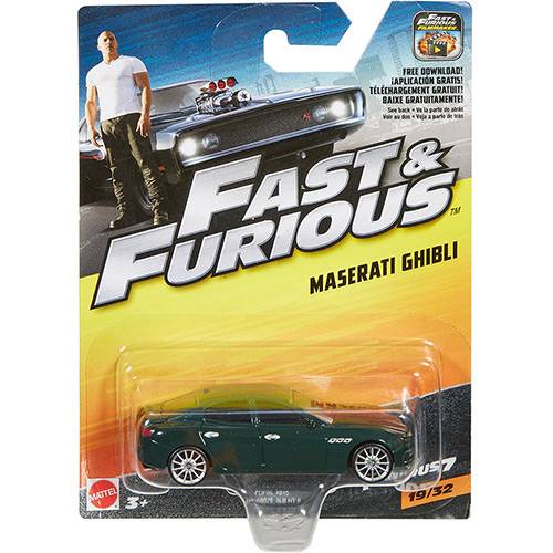 Hot Wheels - Velozes & Furiosos - Carros - Maserati Ghibli - Mattel