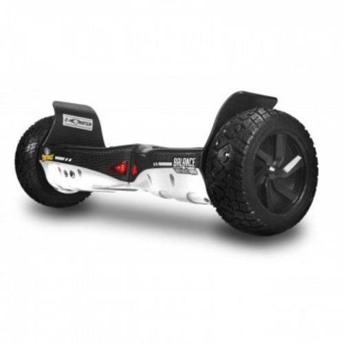Hoverboard Balance Wheel Monster Ate 16 Km/H Branco e Carbono Two Dogs