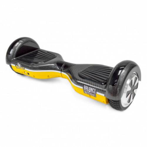 Hoverboard Balance Wheel Skate Eletrico Bivolt Amarelo e Carbono Two Dogs