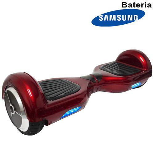 Hoverboard Skate Elétrico 2 Rodas 6,5 Polegadas Importway Bateria Samsung Cor Vinho Original