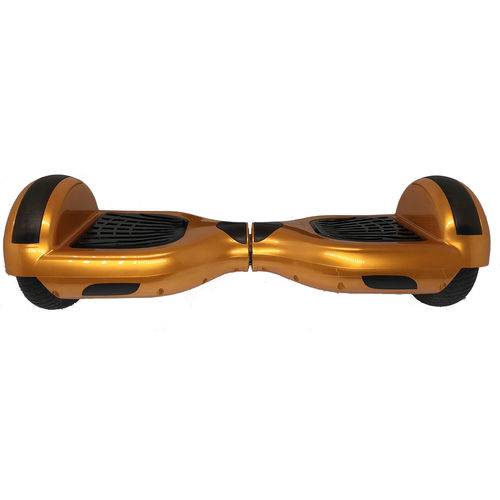 Hoverboard Skate Elétrico Smart Balance Leds Aro 6,5 Dourado
