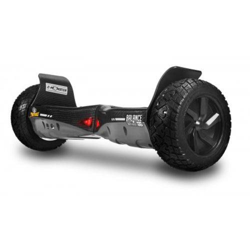 Hoverboard Two Dogs Monster Cinza Carbono