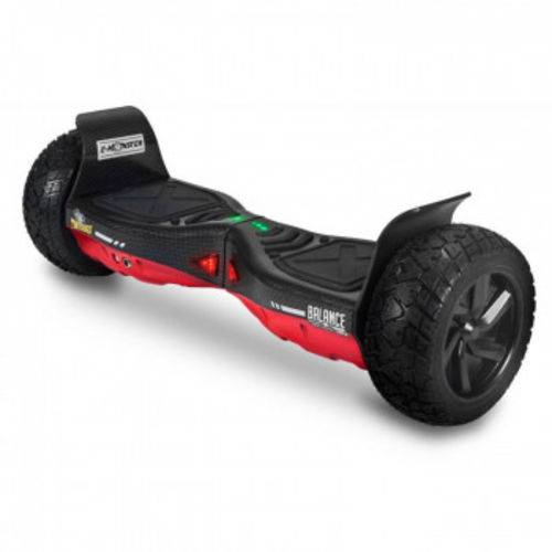 Hoverboard Two Dogs Monster Vermelho Carbono