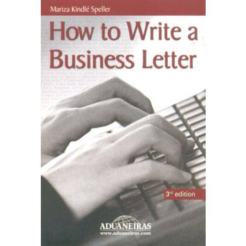 How To Write a Business Letter