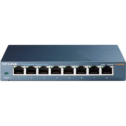 Hub/Switch 8 Portas 10/100/1000 Tp-Link(Tl-Sg108)