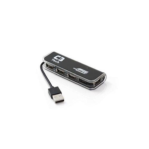 Hub USB 2.0 4Portas P/ Tablet/Smartphone - Pto- HU203 C3Tech