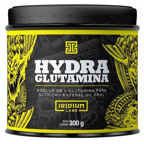 Hydra L- Glutamina Aminoácido 300g Iridium Labs
