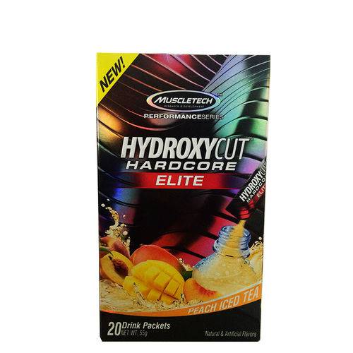 Hydroxycut Hardcore 20 Sachês Pêssego - Muscletech