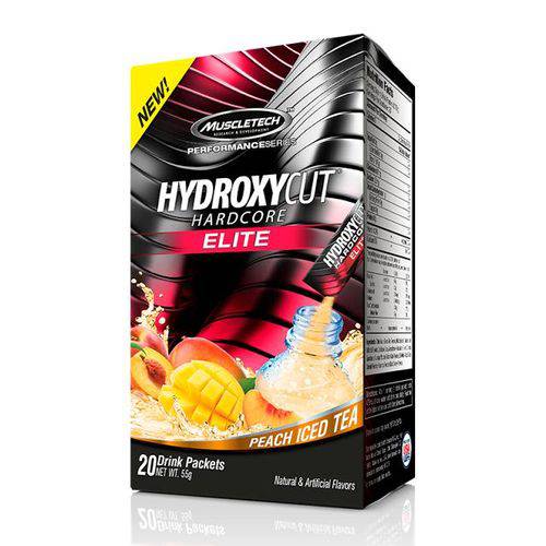 Hydroxycut Hardcore Elite com 20 Sachês Ice Tea - Muscletech