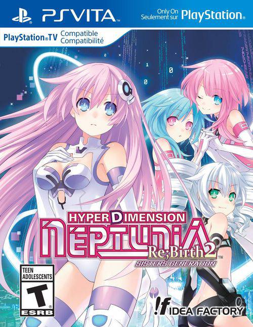 Hyperdimension Neptunia Rebirth2 Sisters Generation - Ps Vita