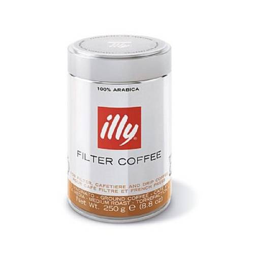 Illy Caffè Torrado e Moído em Lata 250g - Moagem para Filtro
