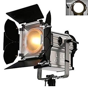 Iluminador Fresnel de Led NiceFoto X3-3000ws Bi-Color (Bivolt)