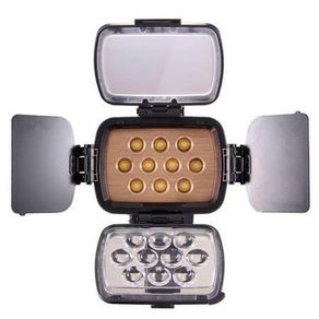 Iluminador Sun Gun de 10 LEDs para Câmeras DLSR e Filmadoras