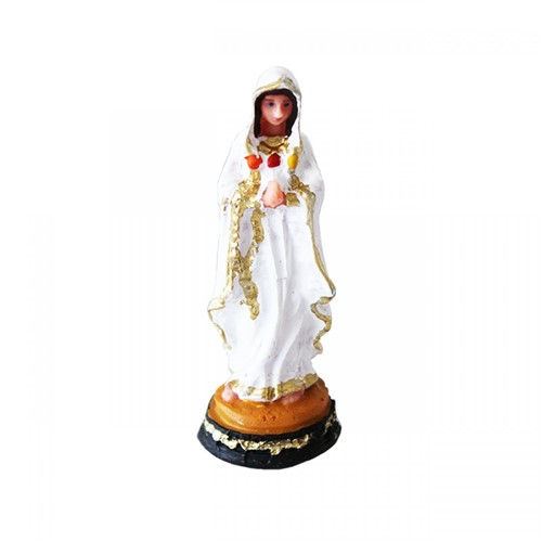 Imagem de Resina Nossa Senhora da Rosa Mistica - 7 Cm | SJO Artigos Religiosos