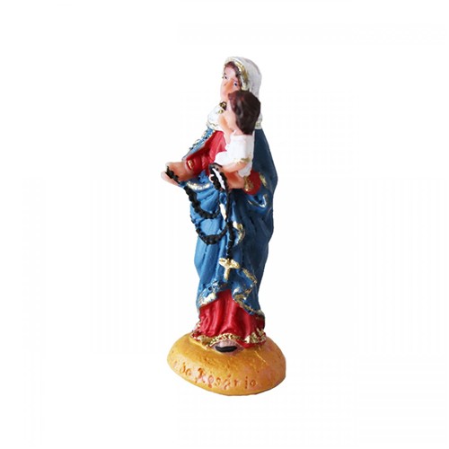 Imagem de Gesso Nossa Senhora do Rosário - 15 Cm | SJO Artigos Religiosos