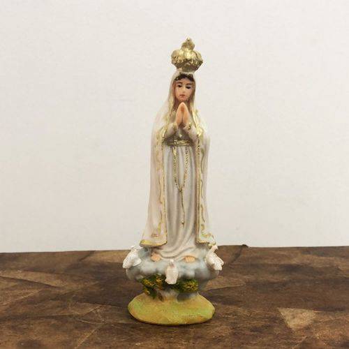 Imagem de Nossa Senhora de Fátima em Resina - 15 Cm