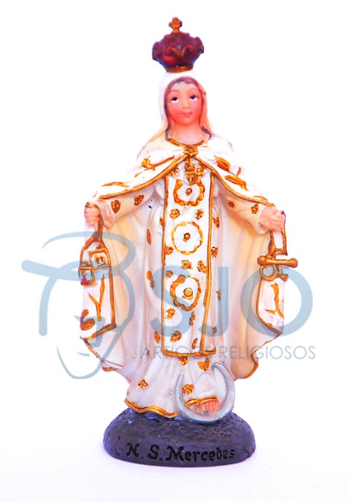 Imagem de Resina Nossa Senhora das Mercês - 9 Cm | SJO Artigos Religiosos