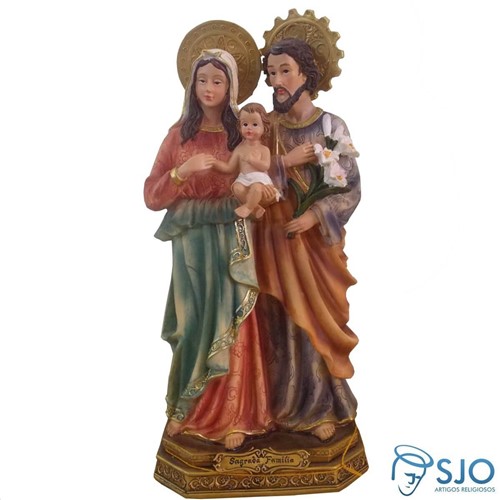 Imagem de Resina Sagrada Família - 17 Cm | SJO Artigos Religosos