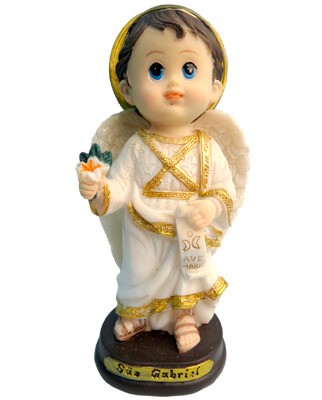 Imagem Infantil de São Gabriel - 15 Cm | SJO Artigos Religiosos