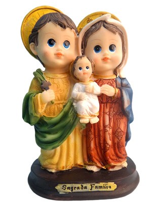 Imagem Infantil Sagrada Família - 15 Cm | SJO Artigos Religiosos
