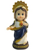 Imagem Infantil Sagrado Coração de Maria - 10 Cm | SJO Artigos Religiosos