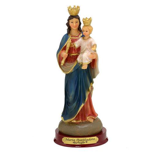 Imagem Nossa Senhora Auxiliadora Di Angelo Antique 13cm