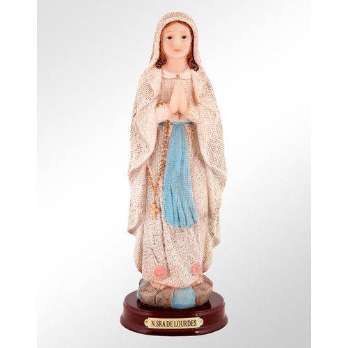 Imagem Nossa Senhora de Lourdes em Resina 21 Cm