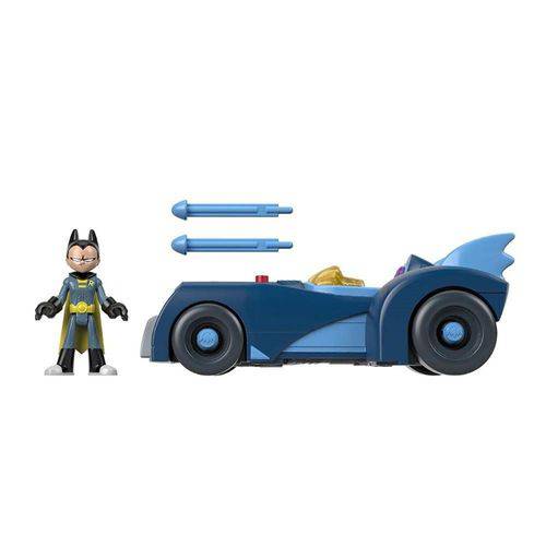 Imaginext Figura Robin e Veículo Batmóvel - DTM82 - Mattel