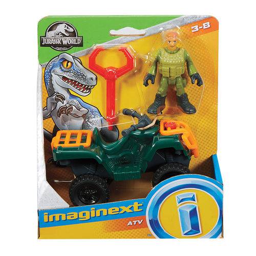 Imaginext Jurassic World Atv Technician - Mattel