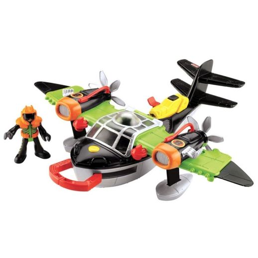 Imaginext Super Aviões Sky Racer Windscorpion - Mattel
