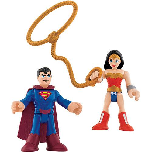 Imaginext Super Friends - Superman e Mulher Maravilha - Mattel