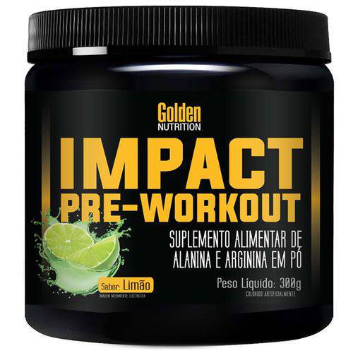 Impact Pre-workout - 300g - Golden Nutrition - Limão