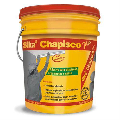 Impermeabilizante para Argamassa Sika Chapisco Plus 18KG - BR32502 - SIKA