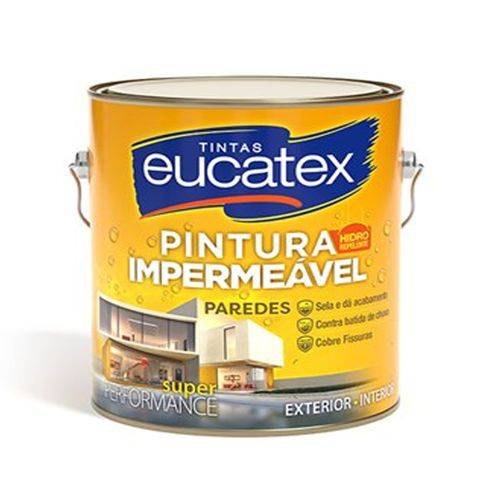 Impermeabilizante Pintura Impermeavel Eucatex 3,6 Kgs Branco